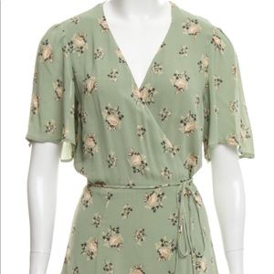 Reformation wrap dress